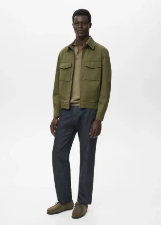 Veste en coton avec poches
