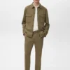 Veste en coton et lyocell avec poches