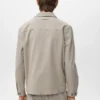 Veste en coton et lyocell avec poches