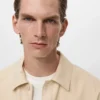 Veste en coton et lyocell avec poches