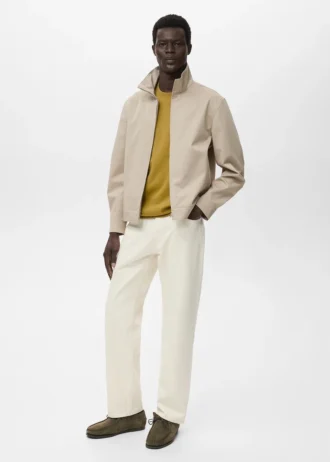 Veste en coton à fermeture éclair