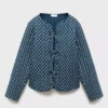 Veste en coton imprimé