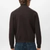 Veste en cuir et daim