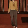 Veste en daim avec boutons