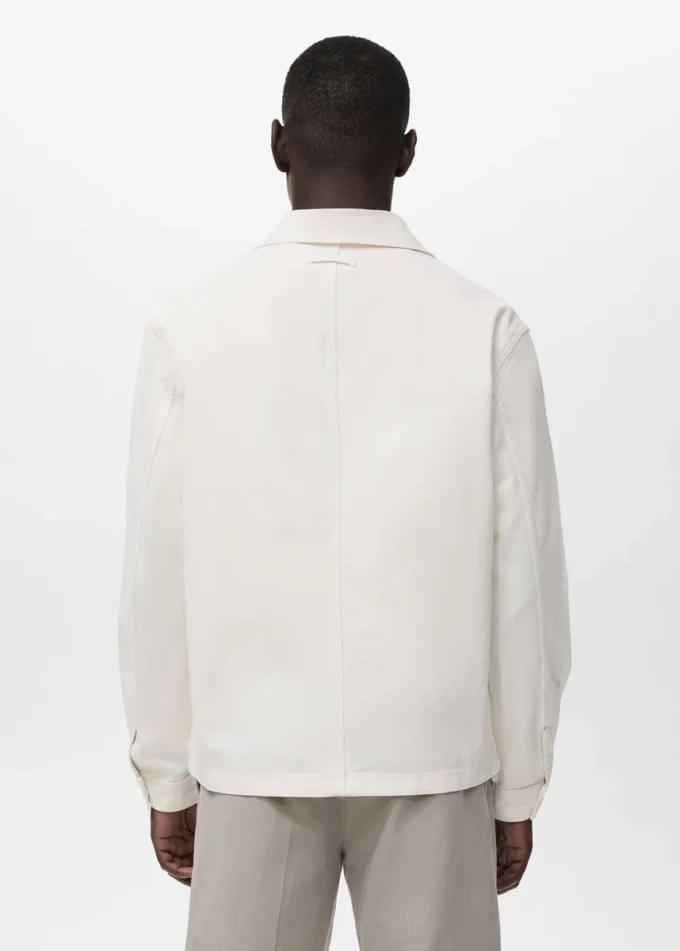 Veste en denim 100 % coton