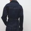 Veste en denim ajustée avec poches