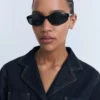 Veste en denim ajustée avec poches