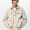 Veste en denim avec doublure en polaire