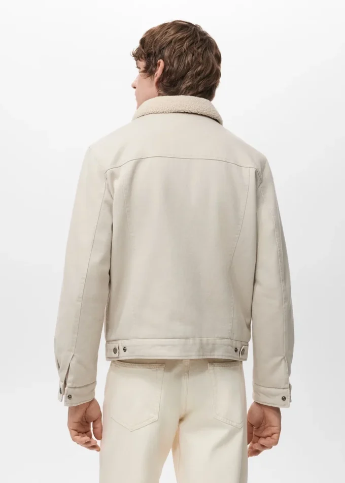 Veste en denim avec doublure en polaire