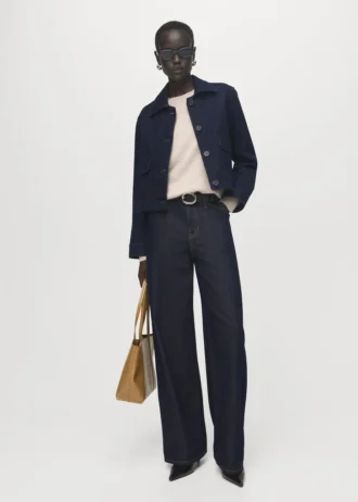 Veste en denim avec poches