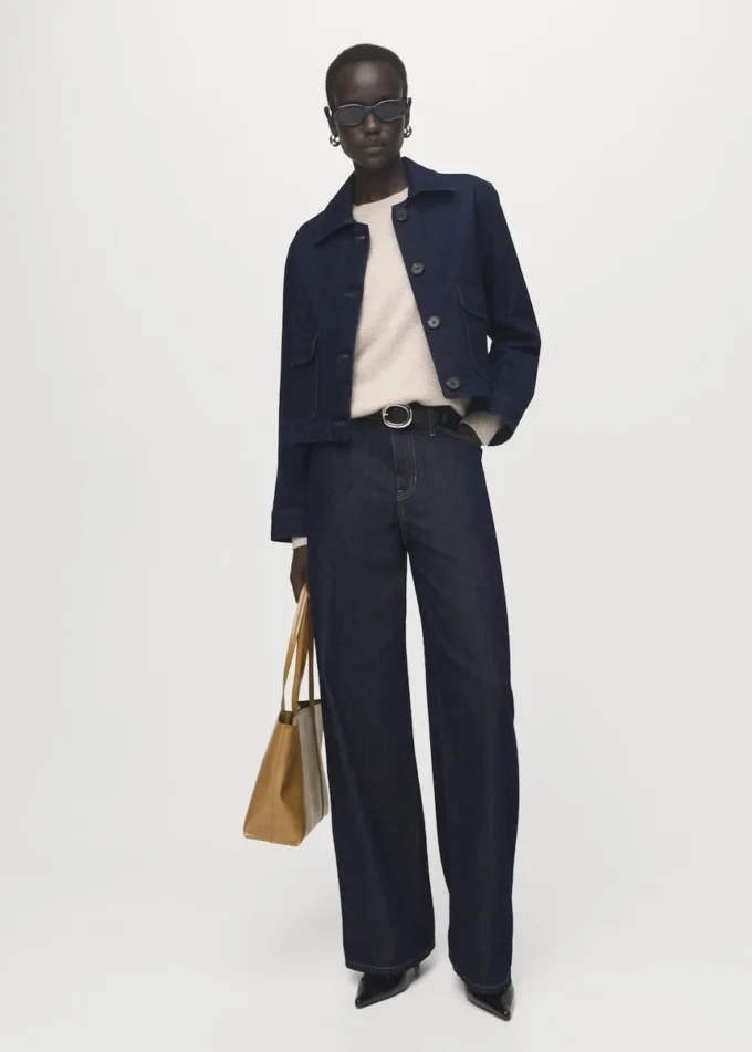 Veste en denim avec poches