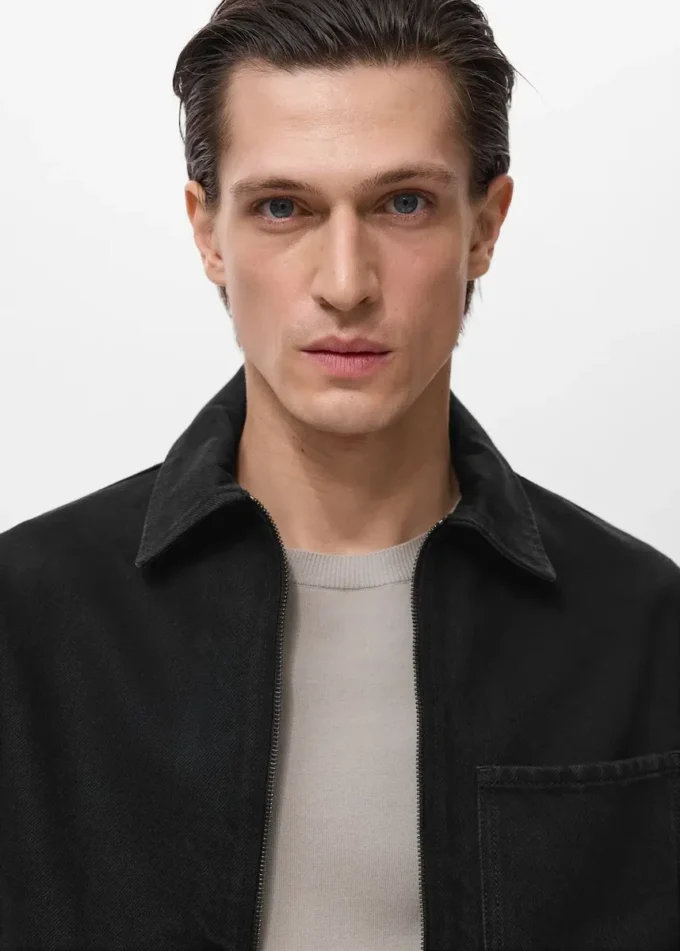 Veste en denim avec poches