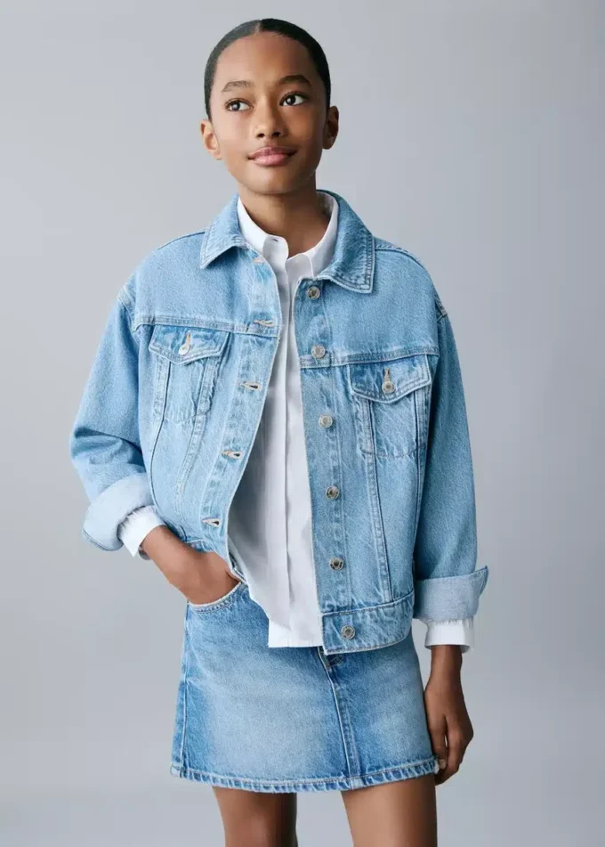 Veste en denim basique