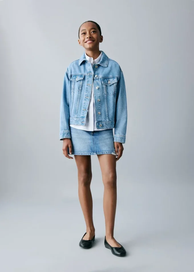 Veste en denim basique