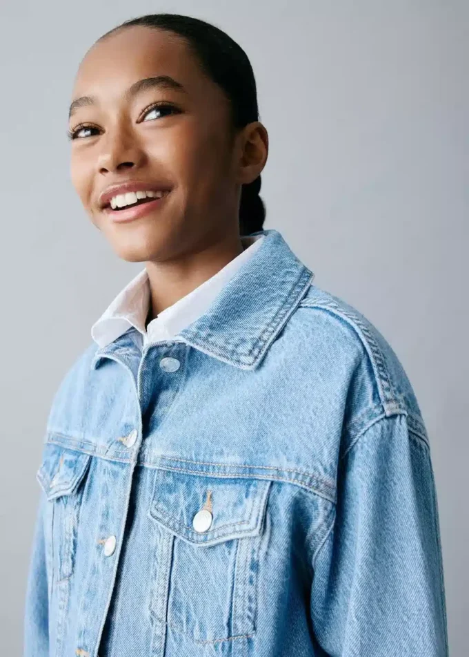 Veste en denim basique