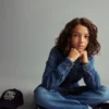 Veste en denim de coton