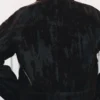 Veste en denim dévoré