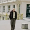 Veste en fausse fourrure avec fermeture à glissière
