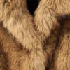 Veste en fausse fourrure avec revers