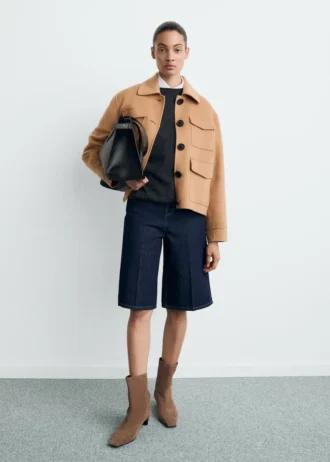 Veste en laine avec poches