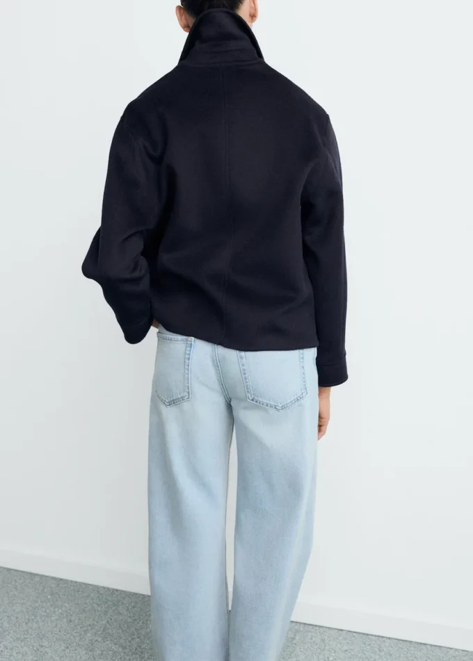 Veste en laine avec poches