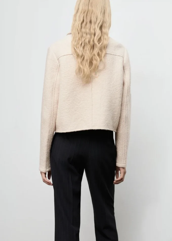 Veste en laine avec poches