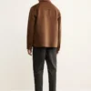 Veste en laine faite main avec fermeture éclair