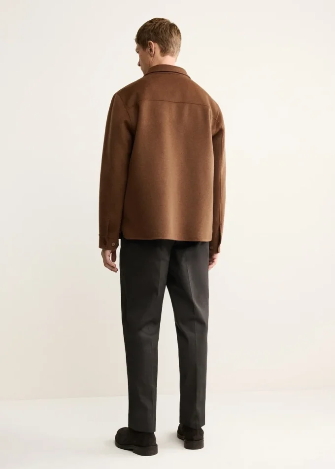 Veste en laine faite main avec fermeture éclair