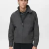 Veste en laine mélangée