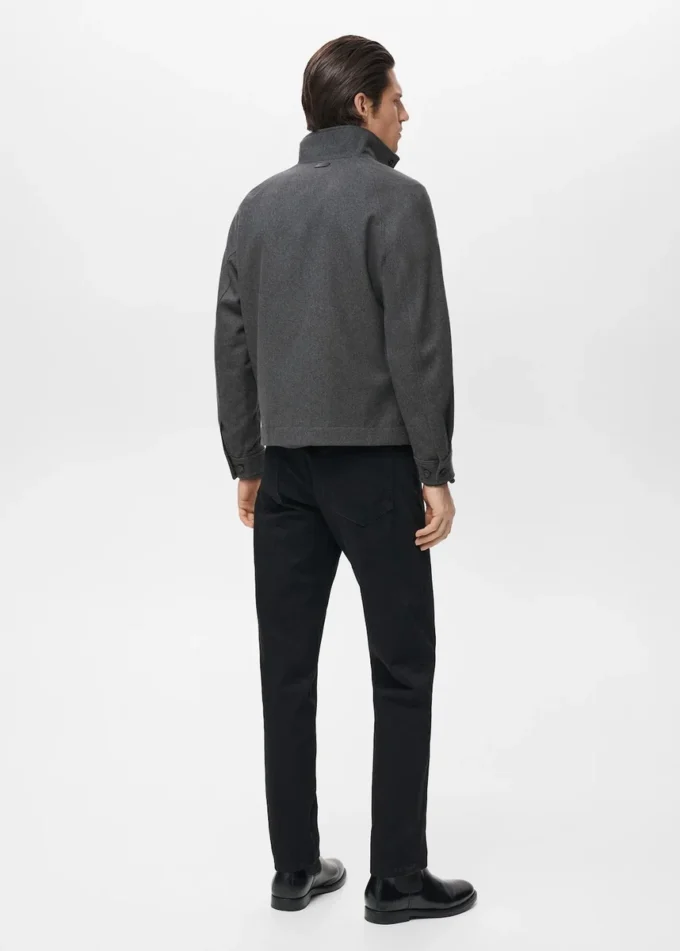 Veste en laine mélangée