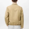 Veste en lin à fermeture éclair