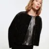 Veste en lurex avec boutons