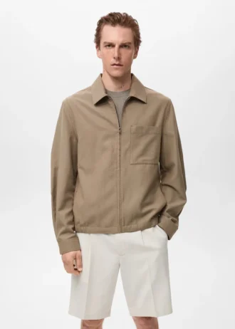 Veste en lyocell avec poches