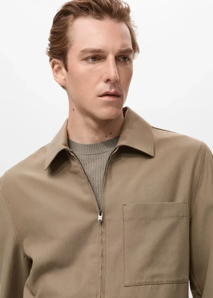 Veste en lyocell avec poches