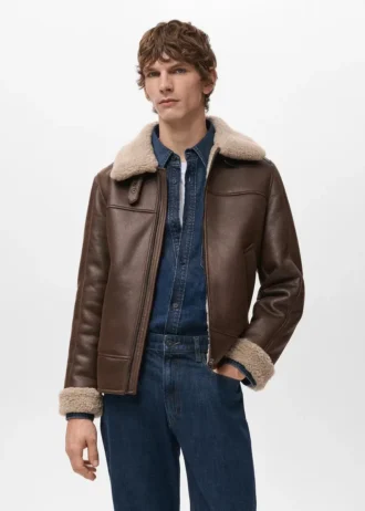Veste en peau de mouton double face