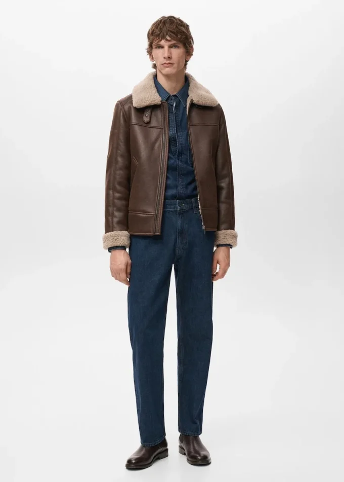 Veste en peau de mouton double face
