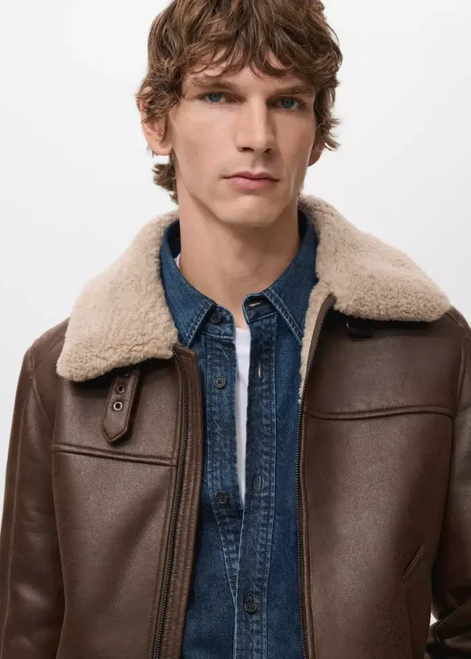 Veste en peau de mouton double face