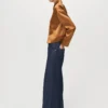 Veste en satin avec poches