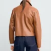 Veste en simili cuir avec poches