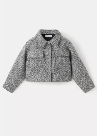 Veste en tweed avec détails en lurex