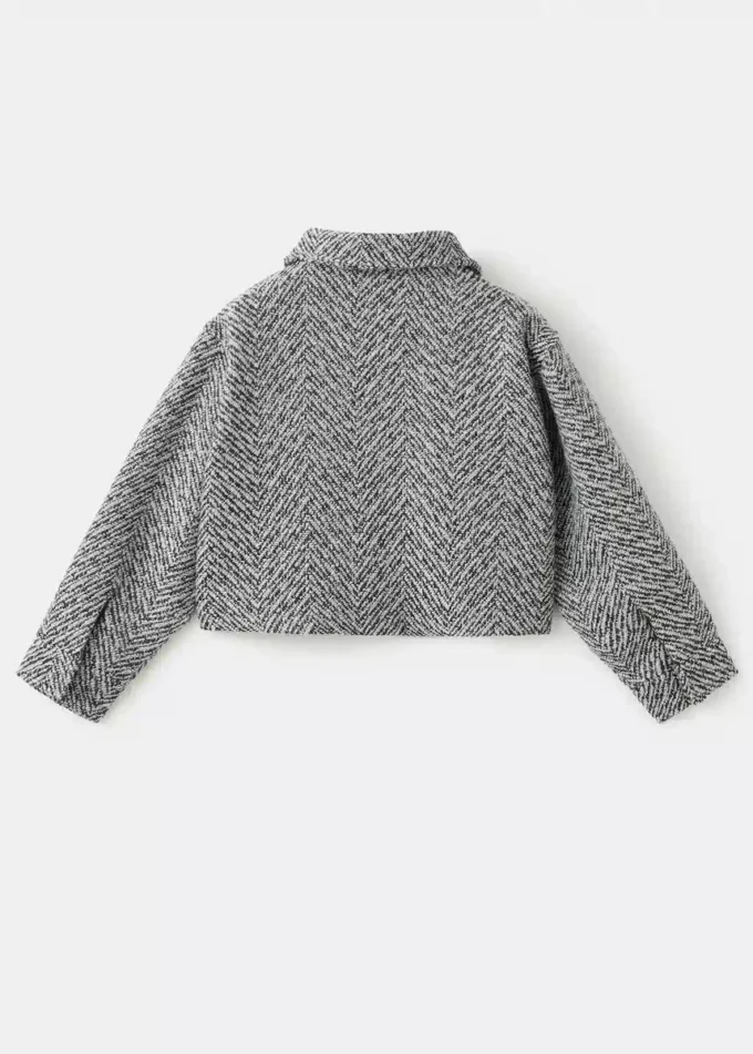 Veste en tweed avec détails en lurex