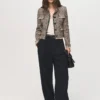 Veste en tweed à poches