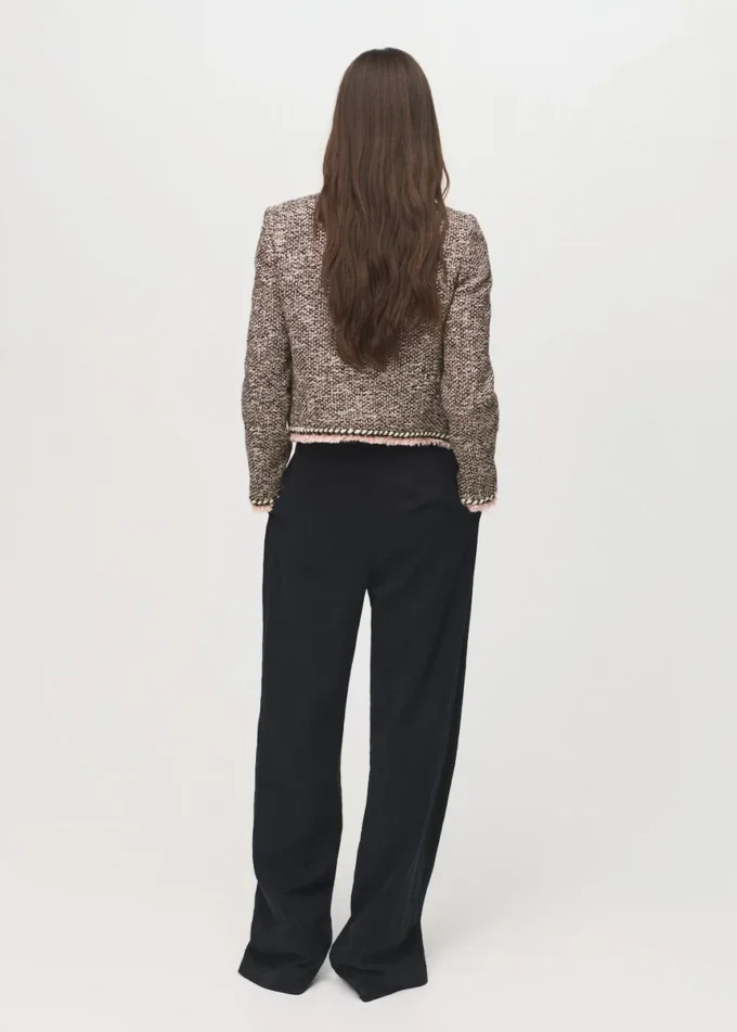 Veste en tweed à poches