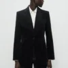 Veste en velours côtelé avec poches