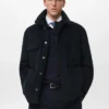 Veste en velours côtelé avec poches