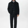 Veste en velours côtelé avec poches
