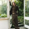 Veste en velours côtelé avec poches