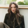 Veste en velours côtelé avec poches