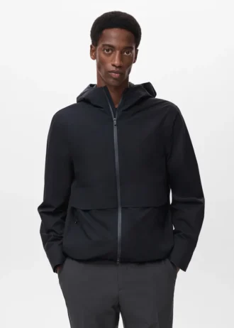Veste imperméable à capuche