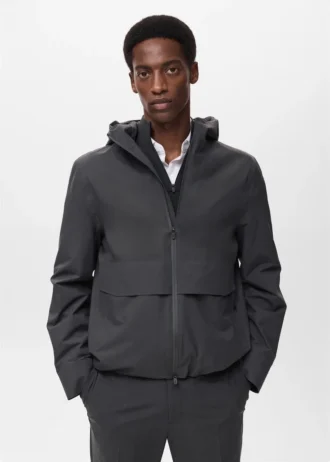 Veste imperméable à capuche
